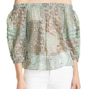 Ba&sh Olga off-shoulder top - size FR 0 / XS
